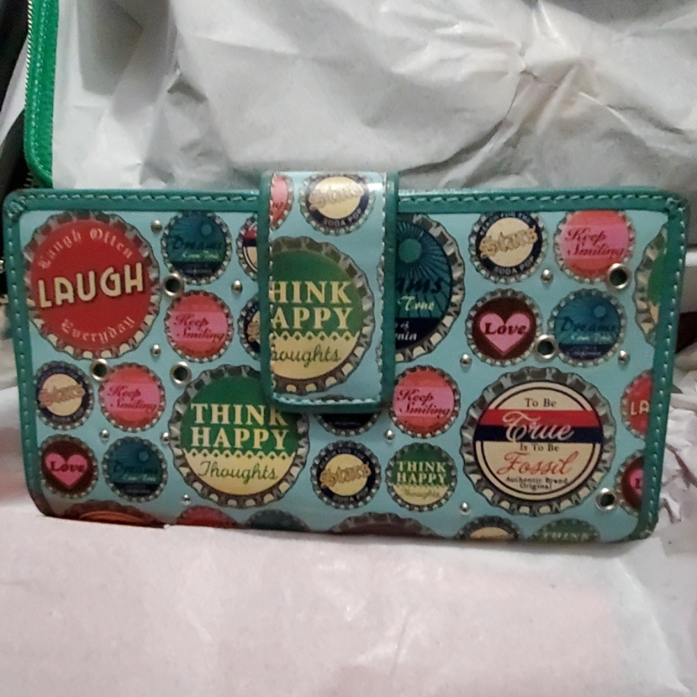 Fossil checkbook wallet